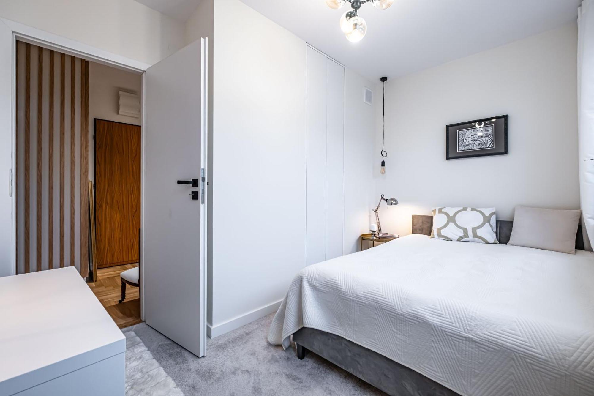Luksusowy Apartament Blisko Centrum, Parking W Garazu Podziemnym Varsavia Esterno foto
